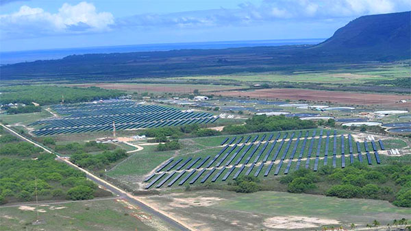 Image of a PV array